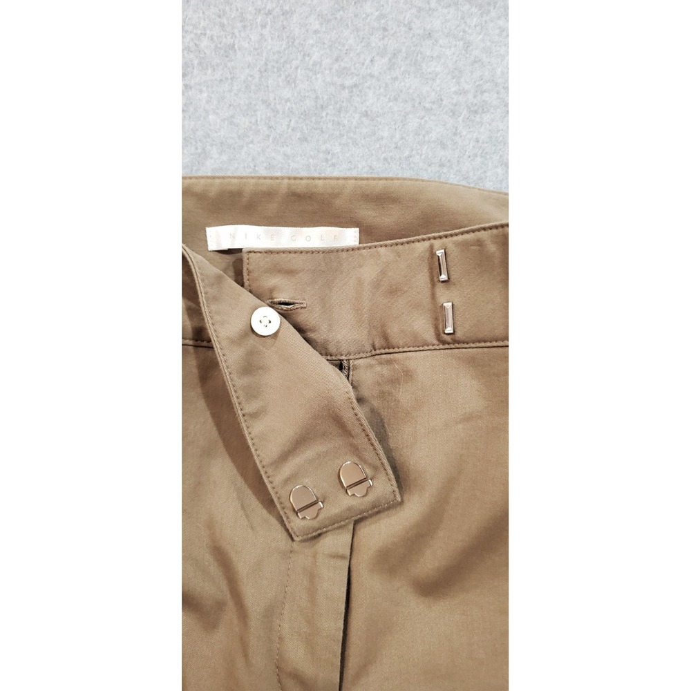 Nike Golf Pants Women's 16 Brown Dri-Fit Stretch‎ Performance Zipper Pockets - Picture 9 of 10